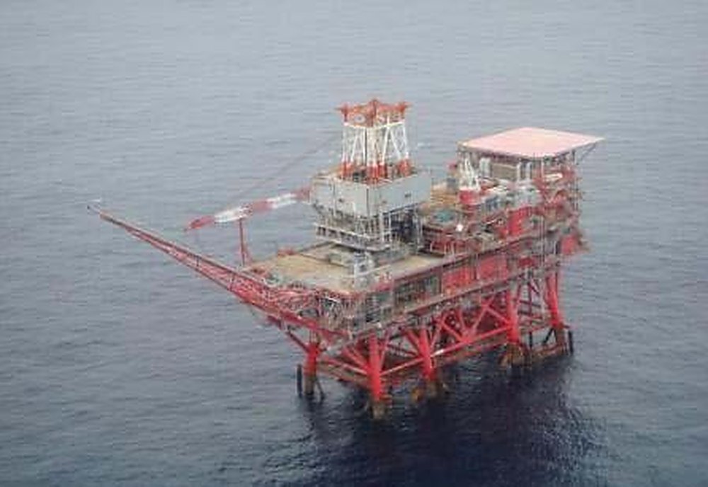 The IWAKI platform off the east coast of Japan before removal